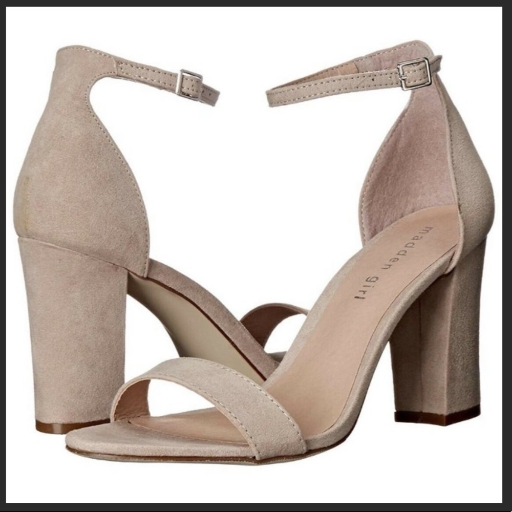 Madden Girl Bella Ankle Strap Heel 8.5